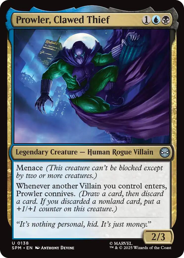 Prowler, Clawed Thief [SPM - 138]