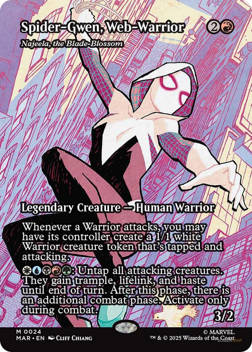 Spider-Gwen, Web-Warrior - Najeela, the Blade-Blossom (Borderless) [MAR - 24]