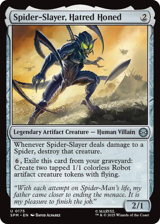 Spider-Slayer, Hatred Honed [SPM - 175]