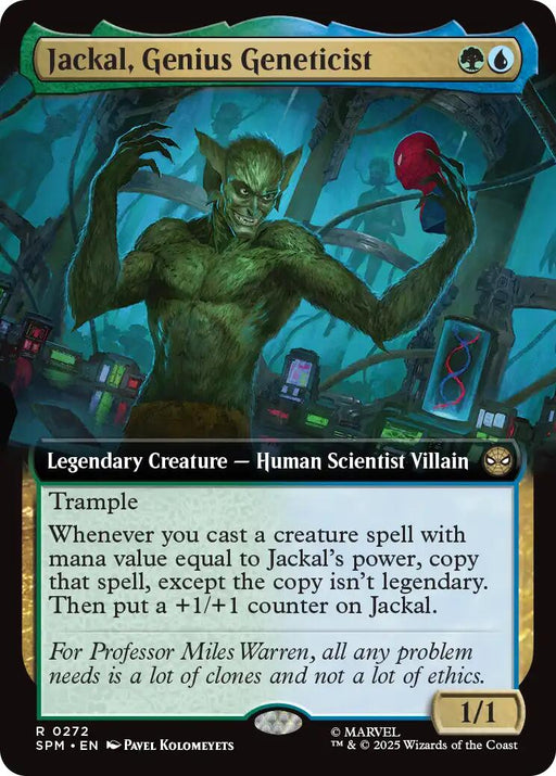 Jackal, Genius Geneticist (Extended Art) [SPM - 272]