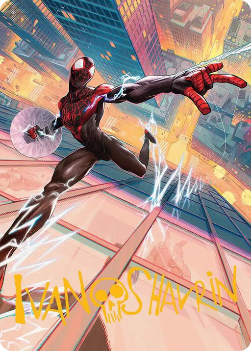 Ultimate Spider-Man Art Card (Gold-Stamped Signature)