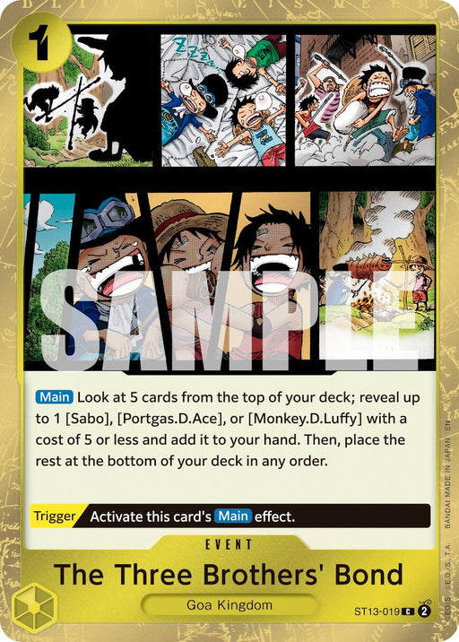 The Three Brothers' Bond (Pirate Foil)