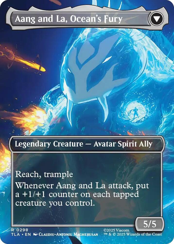Aang, Swift Savior (0298) (Borderless) (Back)