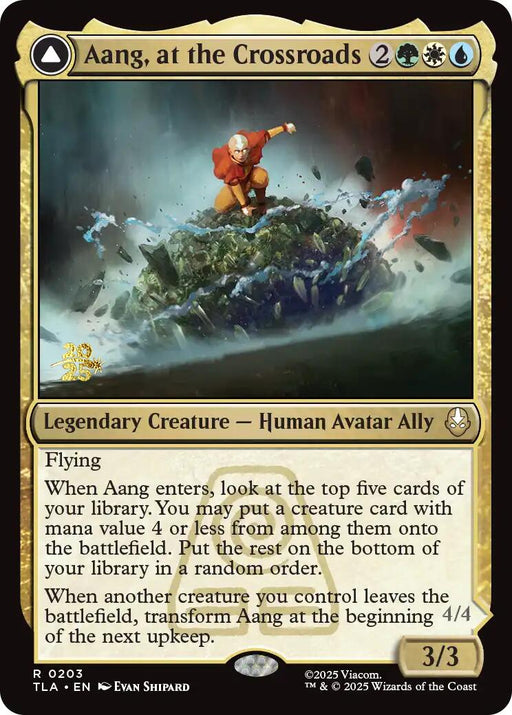 Aang, at the Crossroads