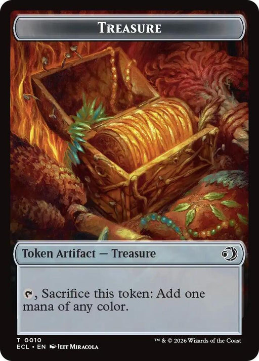 Kithkin // Treasure Double-Sided Token (Back)