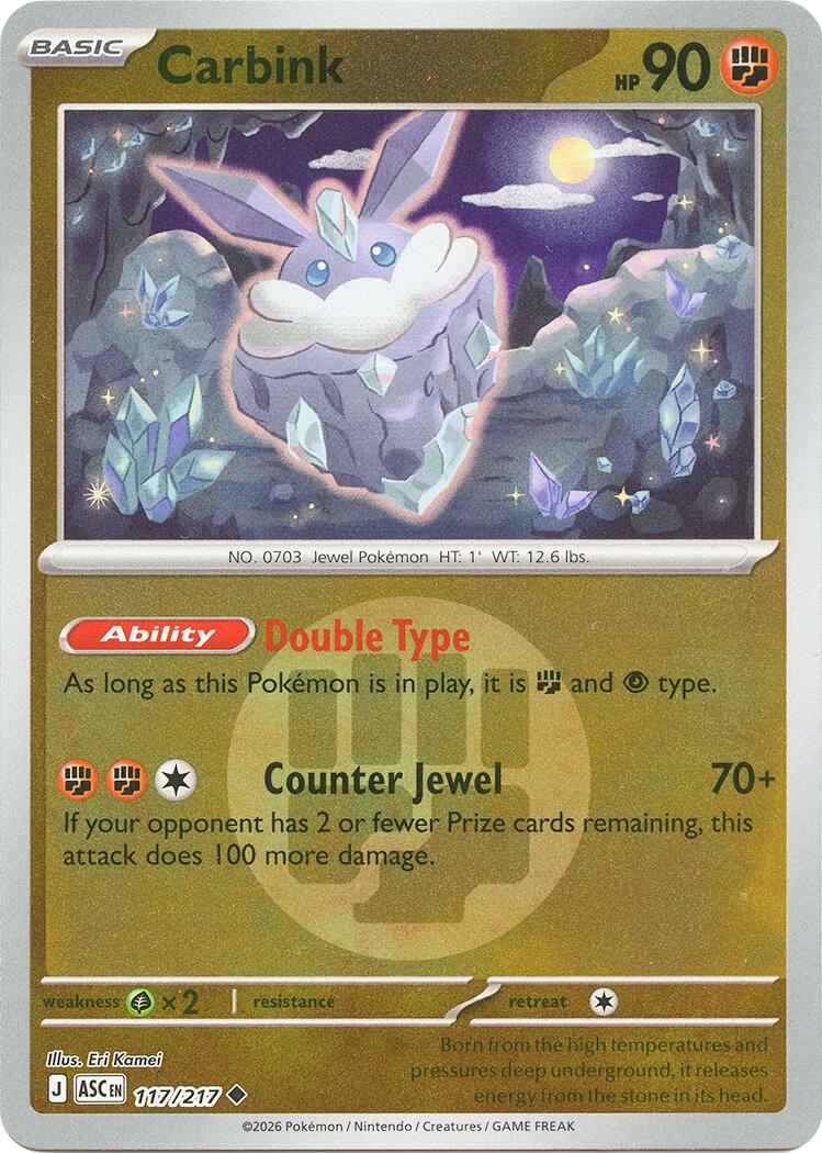 pokemon carbink card Amazon.com: Pokemon - Carbink (50/124)