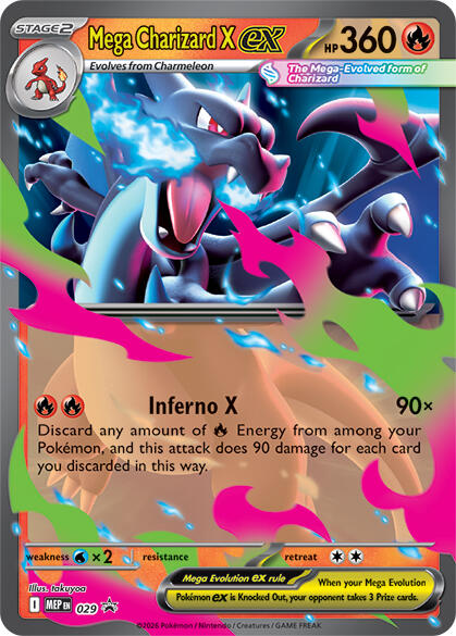 Mega Charizard X ex - 029