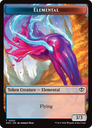 Fractal (0004) // Elemental (0002) Double-Sided Token (Back)