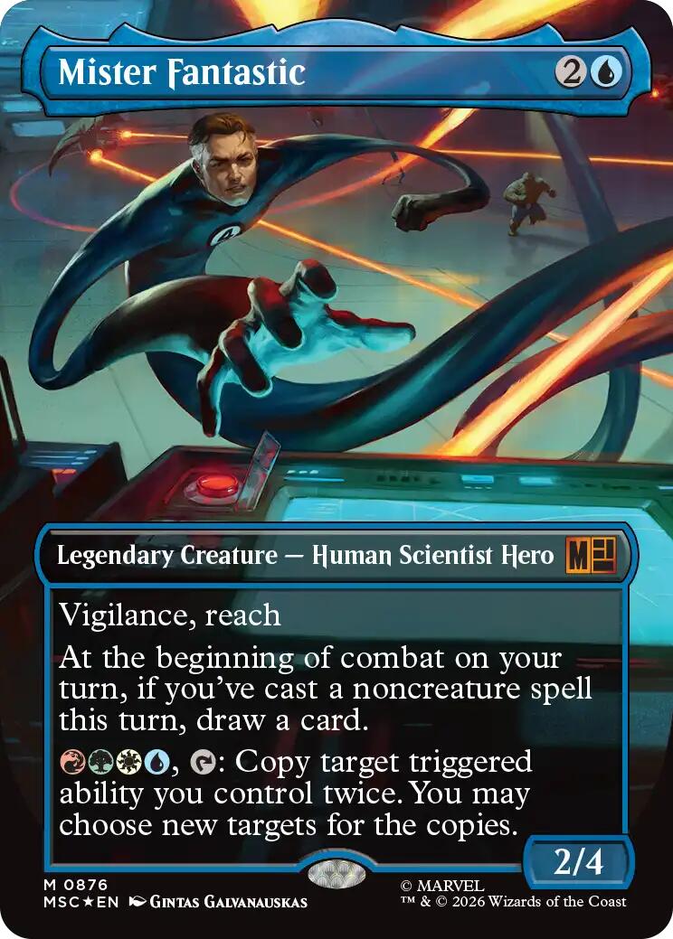 Mister Fantastic (Borderless) (Surge Foil)
