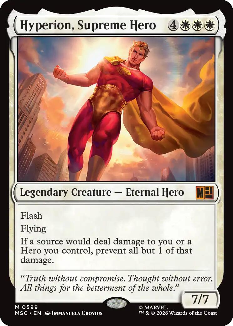 Hyperion, Supreme Hero