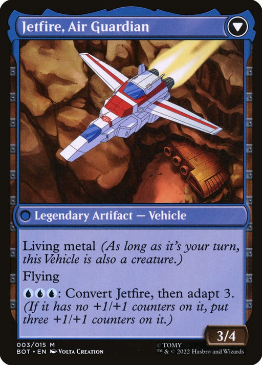 Jetfire, Ingenious Scientist (Back)