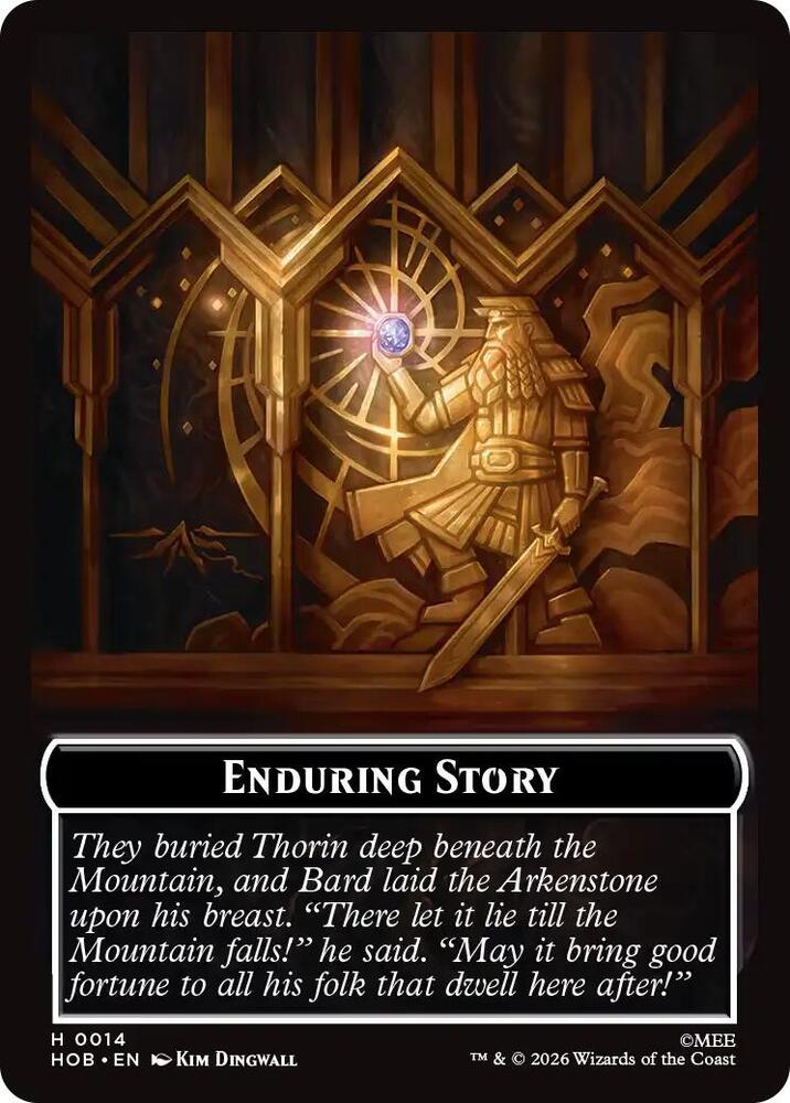 Dwarf // Enduring Story Double-Sided Token (Back)