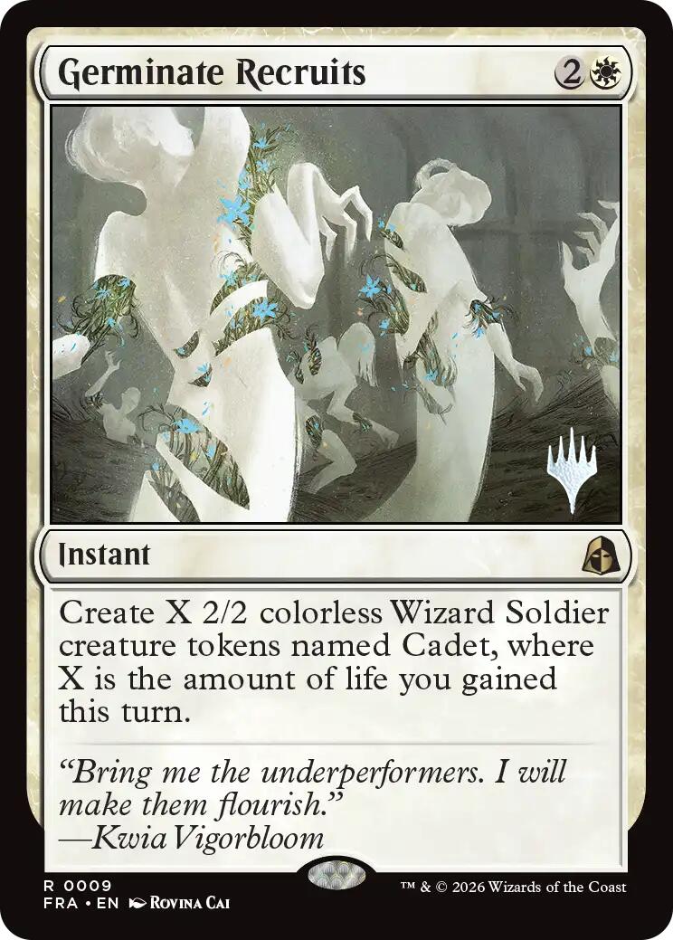 Germinate Recruits