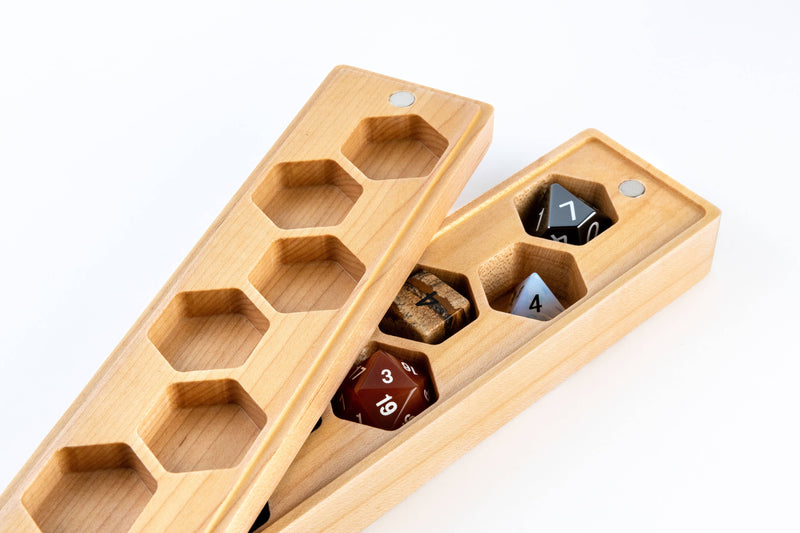 Wood Dice Cases: Vault Style 3 Woods Available: Maple