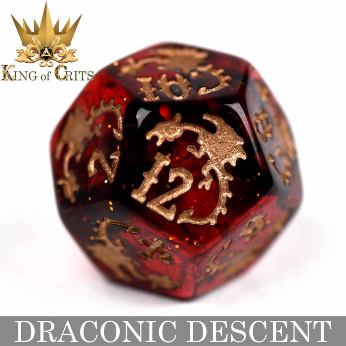 Draconic Descent - 11 Dice Set