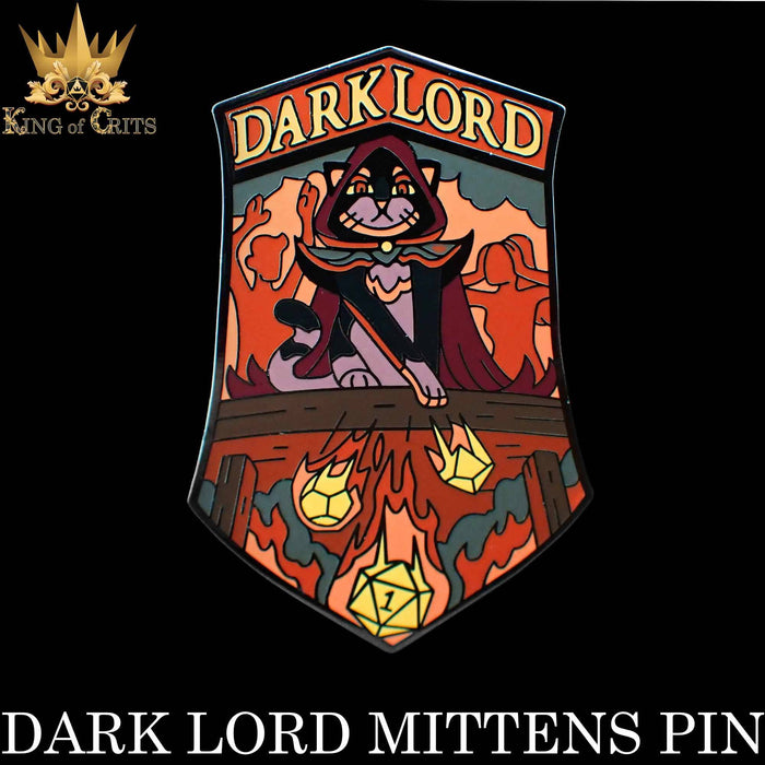 Dark Lord Mittens (Enamel Pin)