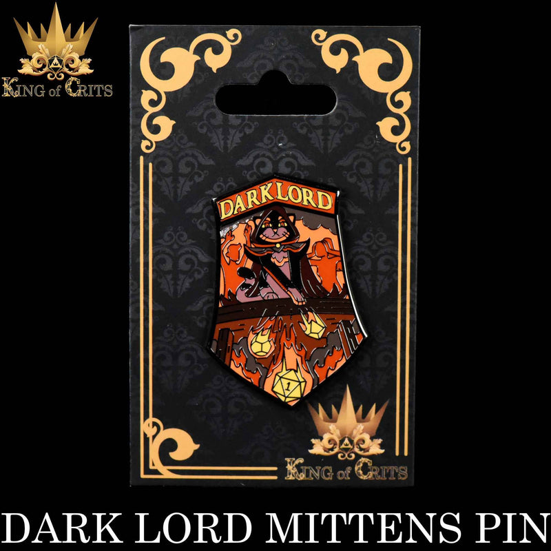 Dark Lord Mittens (Enamel Pin)