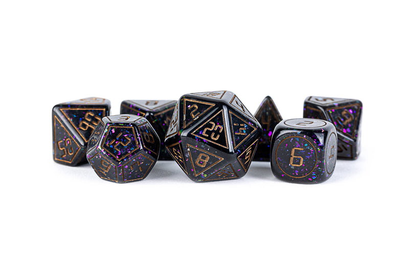 Limited Edition:  Out of Print Set of 7 Resin Dice for D&D: Luminous Shade
