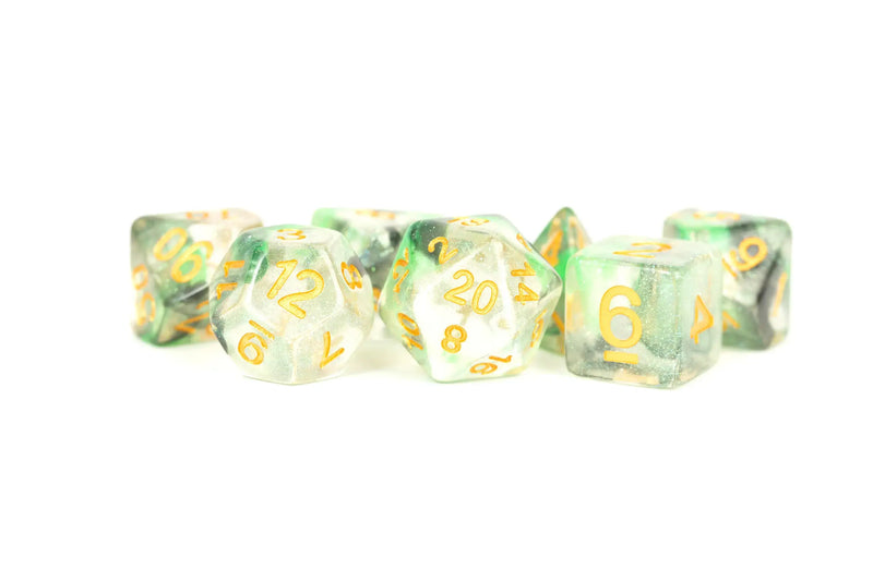 Limited Edition:  Out of Print Set of 7 Resin Dice for D&D: Luminous Venom