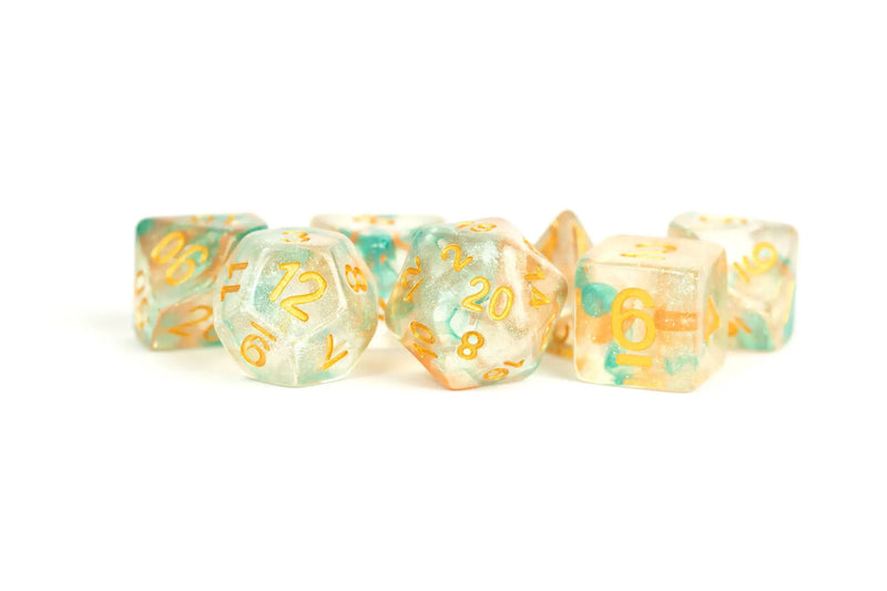 Limited Edition:  Out of Print Set of 7 Resin Dice for D&D: Luminous Koi