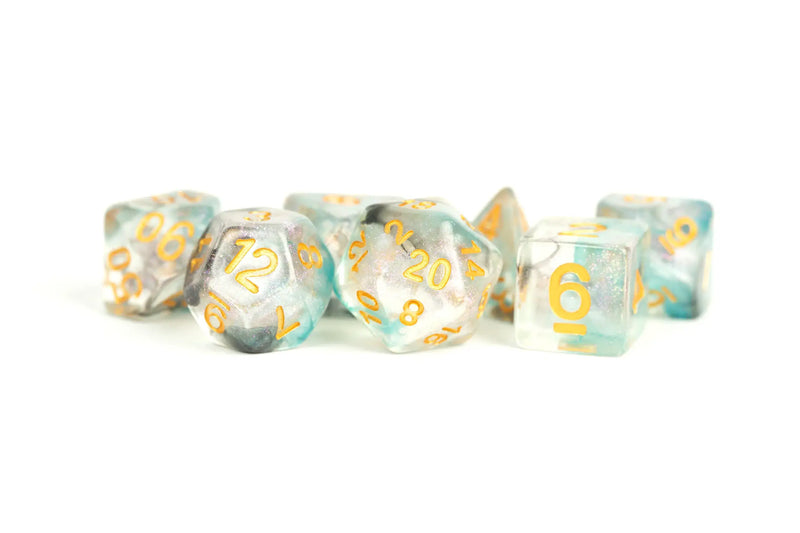 Limited Edition:  Out of Print Set of 7 Resin Dice for D&D: Luminous Venom