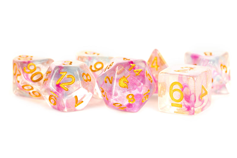 Limited Edition:  Out of Print Set of 7 Resin Dice for D&D: Luminous Koi