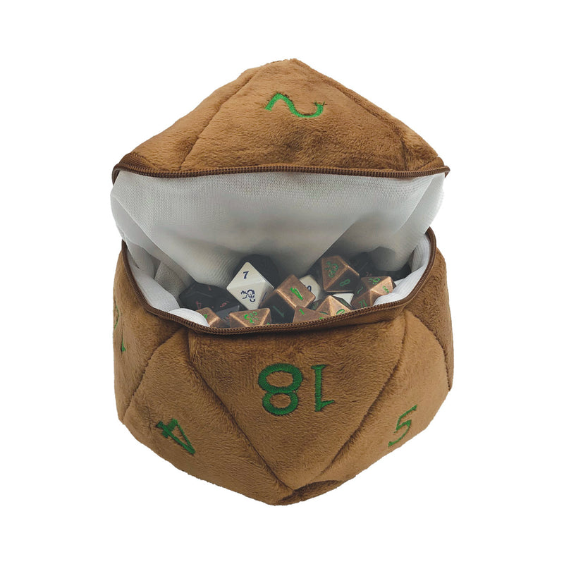 Ultra PRO: Dice Bag - Plush D20 (Feywild Copper & Green)