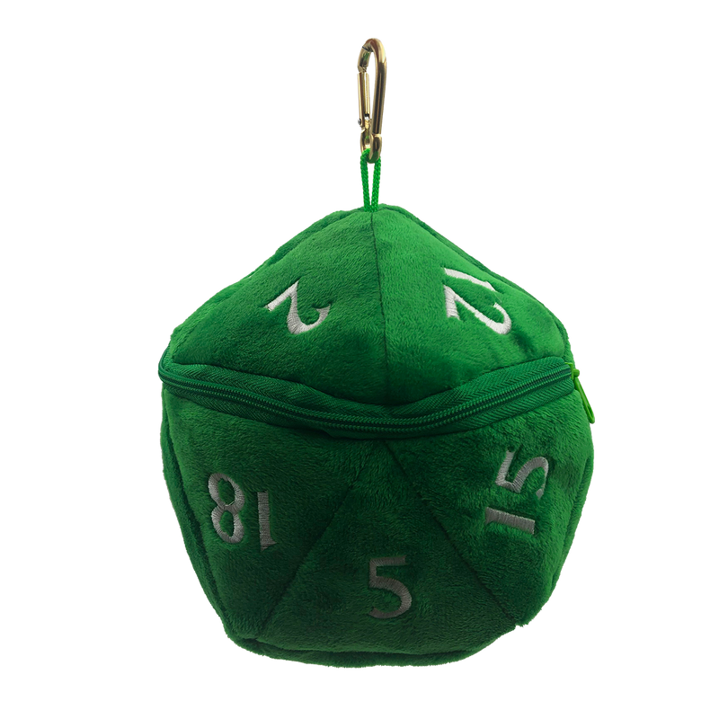 Ultra PRO: Dice Bag - Plush D20 (Green)
