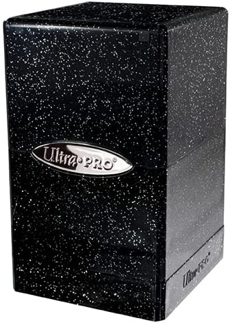 Satin Tower: Glitter Black