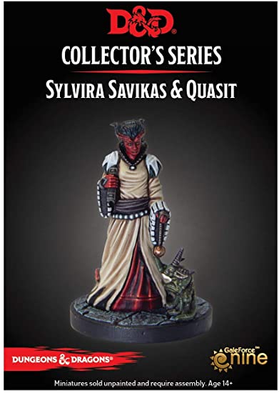 D&D Collector's Series Unpainted Miniatures: Sylvira Savikas & Quasit
