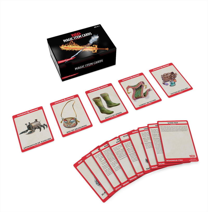 D&D Magic Item Cards