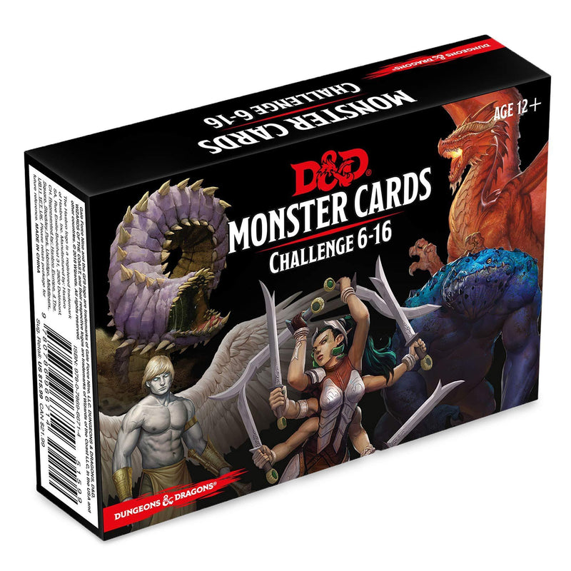 D&D Monster Cards: Challenge Rating 6-16