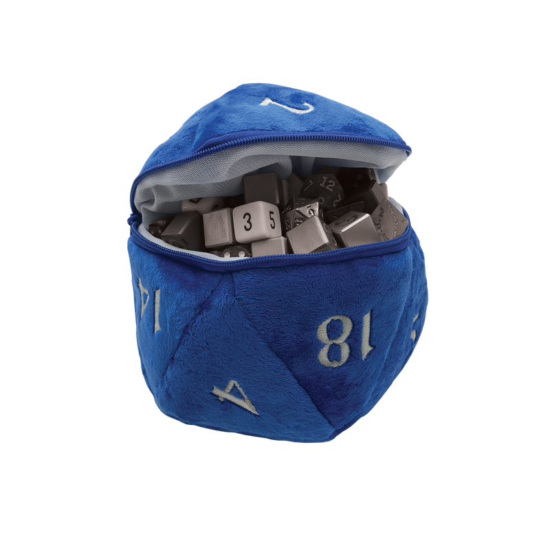 Ultra PRO: Dice Bag - Plush D20 (Blue)