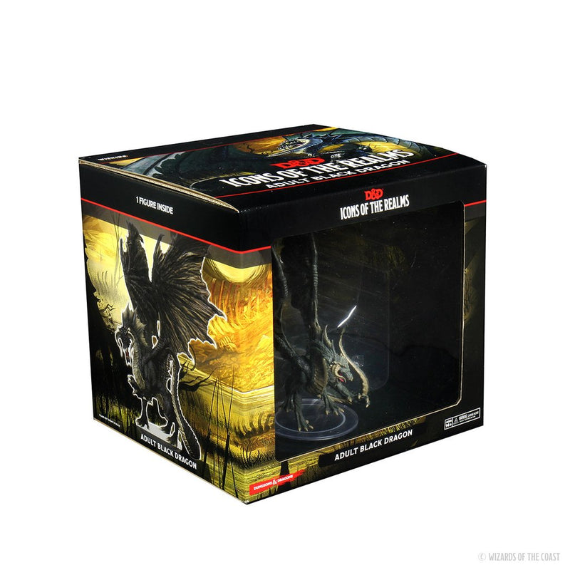 D&D Icons of the Realms - Adult Black Dragon Premium Figure