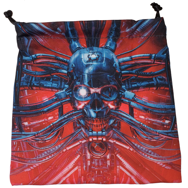 Deluxe Dice Bag: Cyberskull