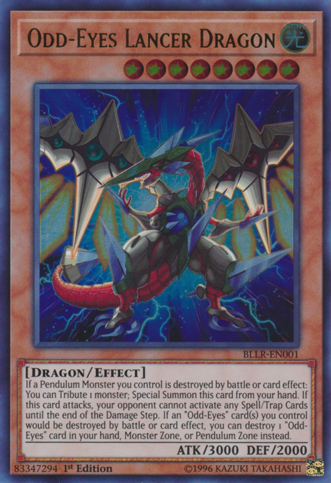 Odd-Eyes Lancer Dragon [BLLR-EN001] Ultra Rare