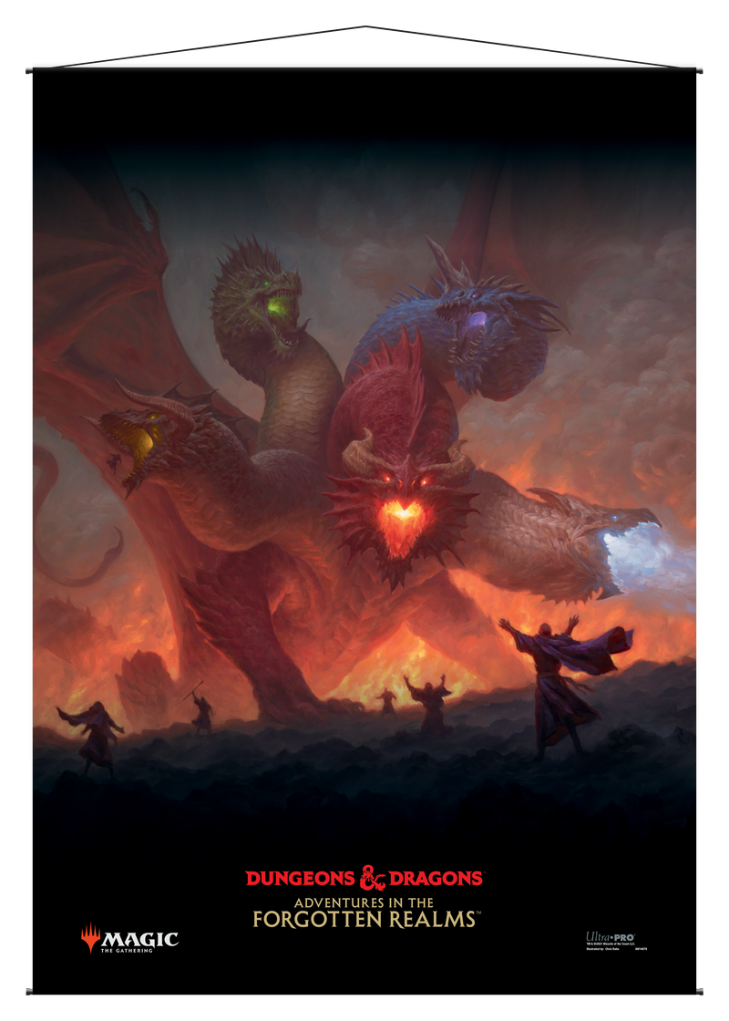 Ultra PRO: Wall Scroll - Adventures in the Forgotten Realms (Tiamat)