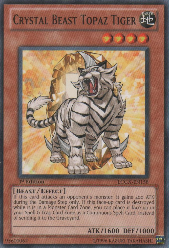 Crystal Beast Topaz Tiger [LCGX-EN158] Common