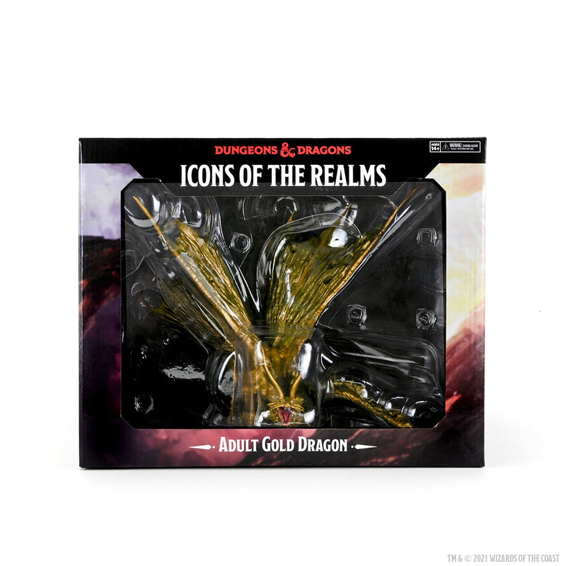 D&D Icons of the Realms - Adult Gold Dragon Premium Figure