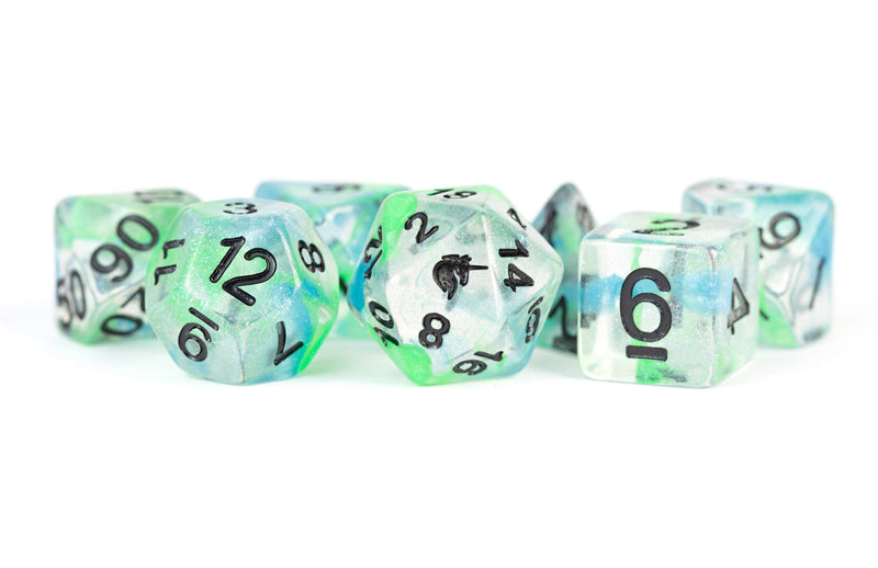 Unicorn Resin Polyhedral Dice Set Assortment