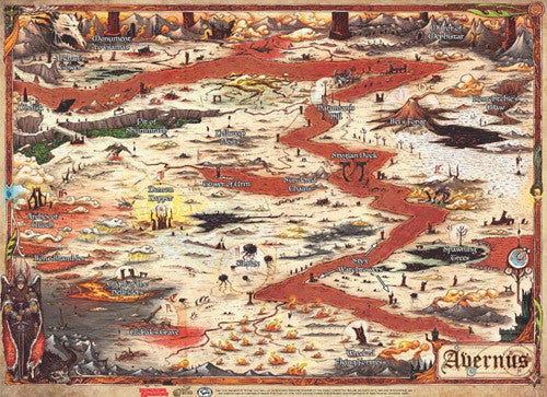D&D Baldur's Gate Descent Into Avernus: Avernus Map