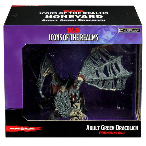D&D Icons of the Realms - Boneyard Premium Set: Green Dracolich